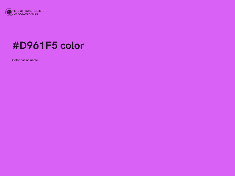 #D961F5 color image