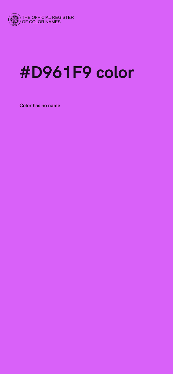 #D961F9 color image