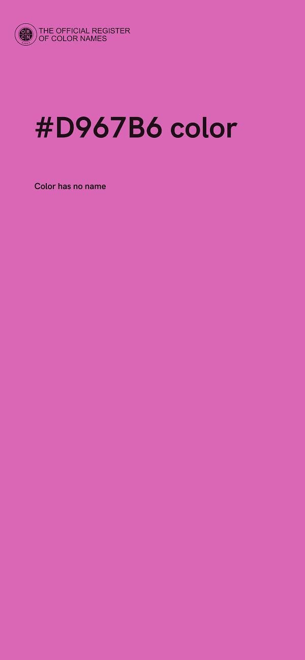 #D967B6 color image