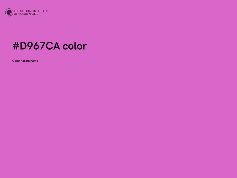 #D967CA color image