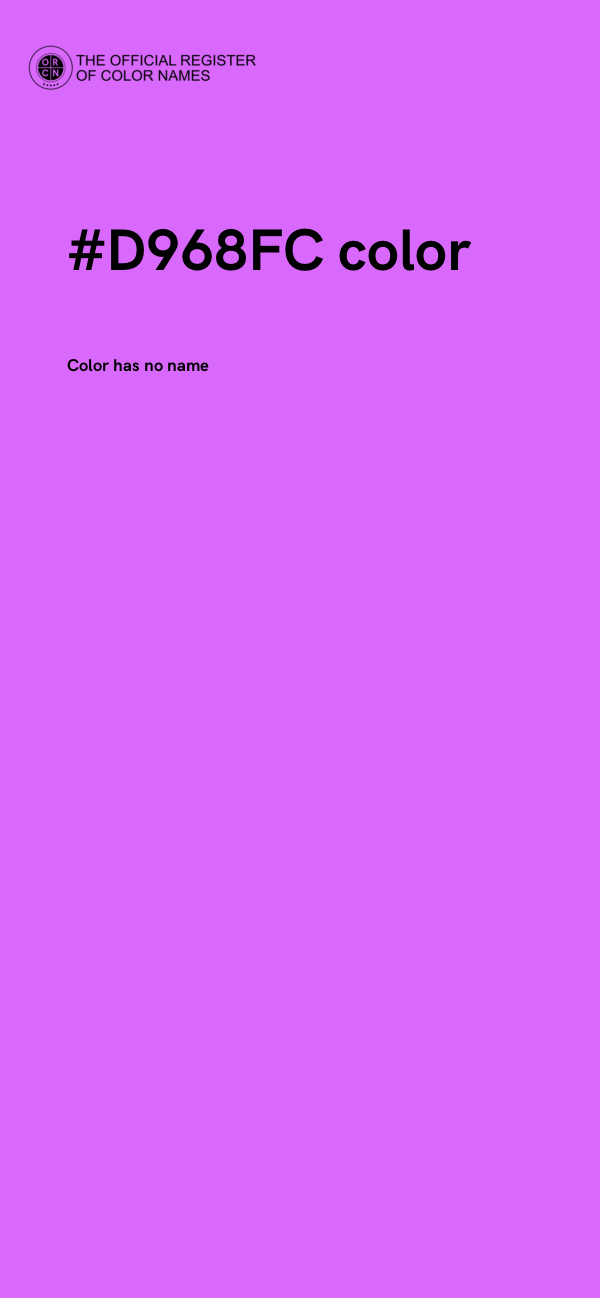 #D968FC color image