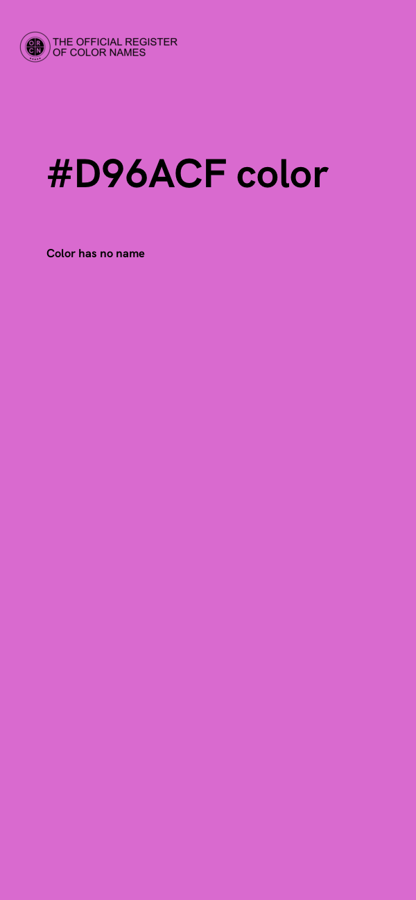 #D96ACF color image