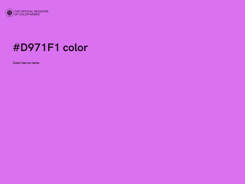 #D971F1 color image