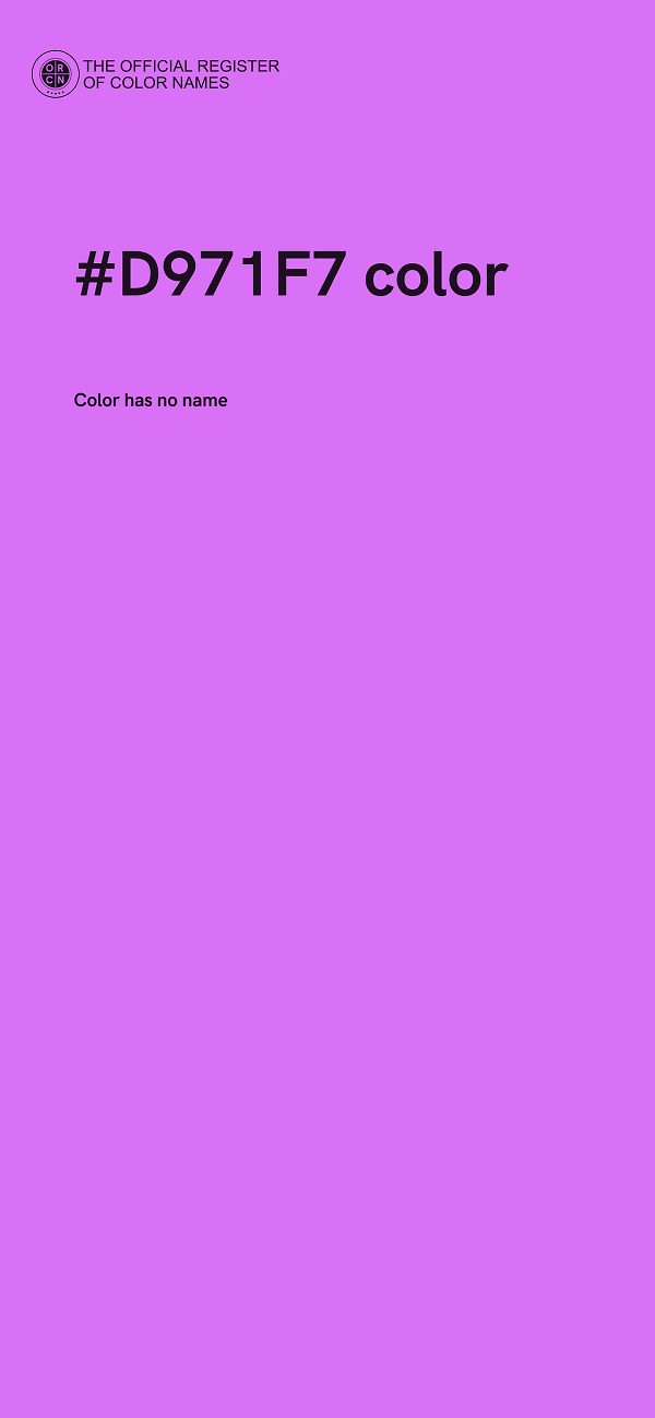 #D971F7 color image