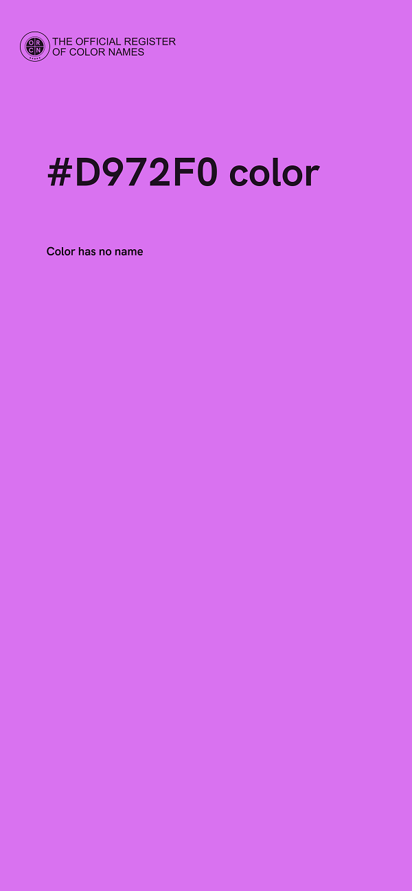 #D972F0 color image