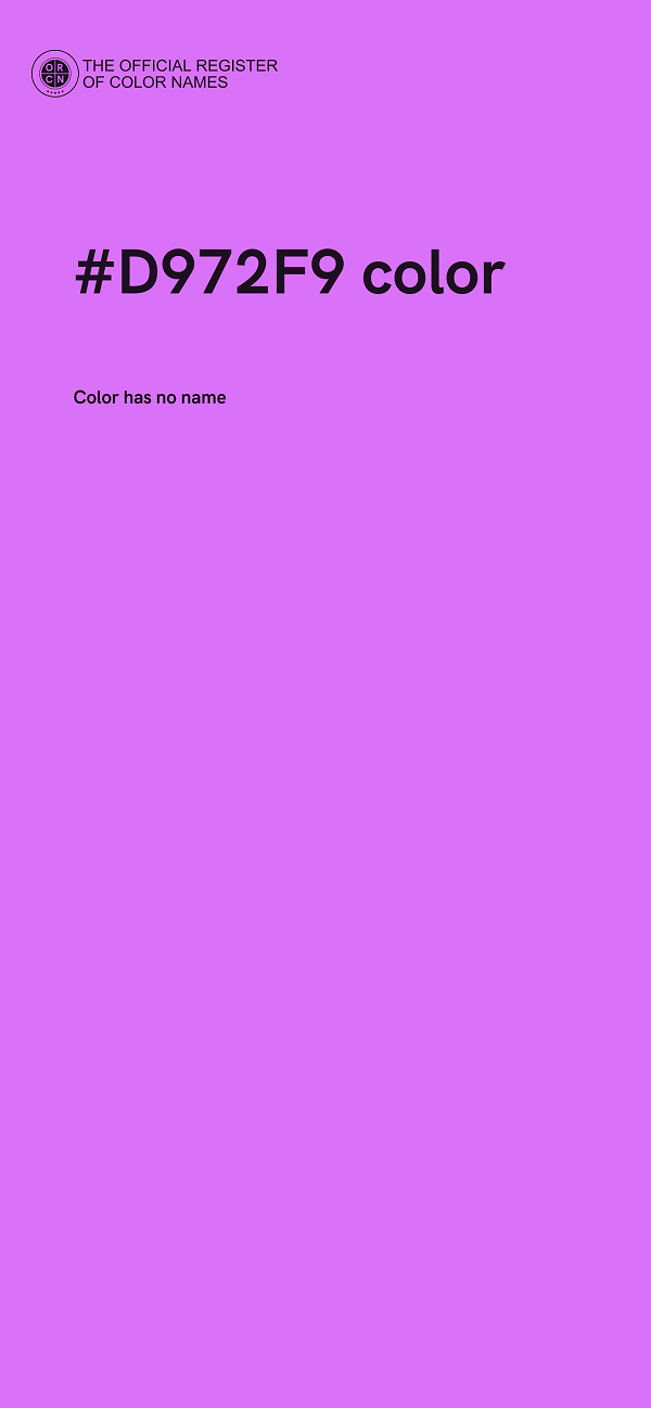 #D972F9 color image