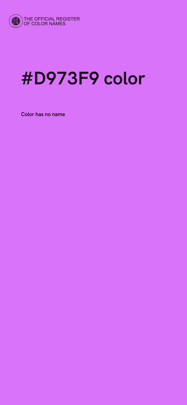 #D973F9 color image