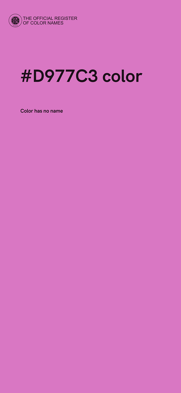 #D977C3 color image