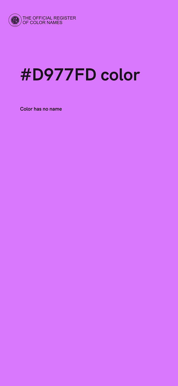 #D977FD color image