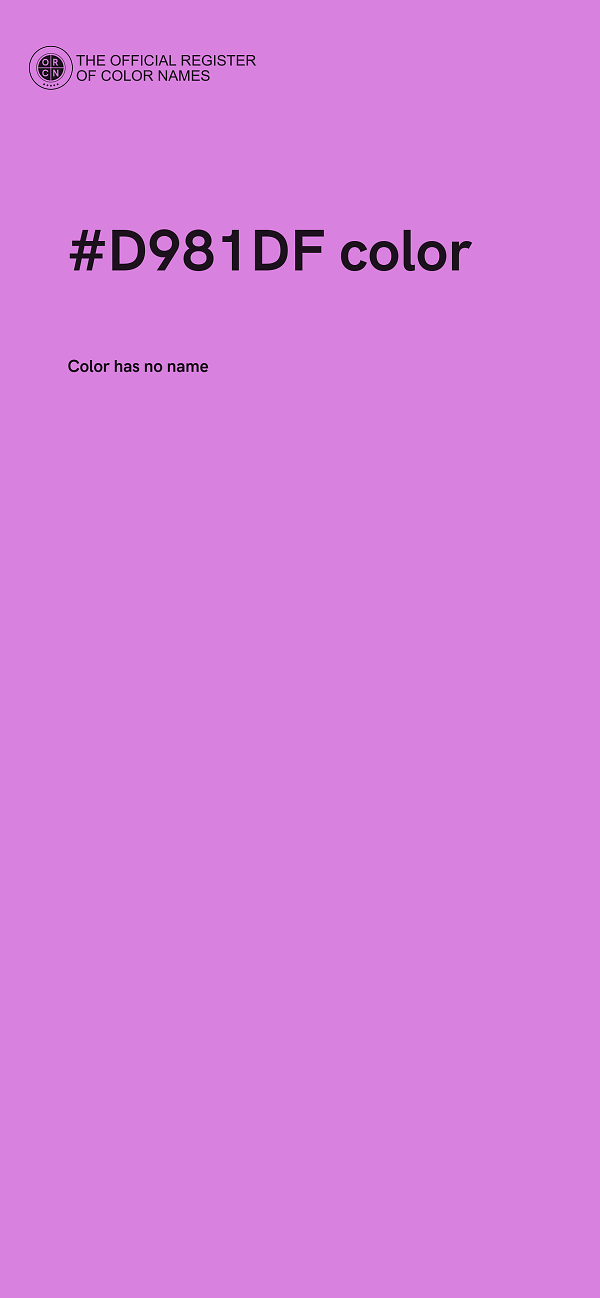 #D981DF color image