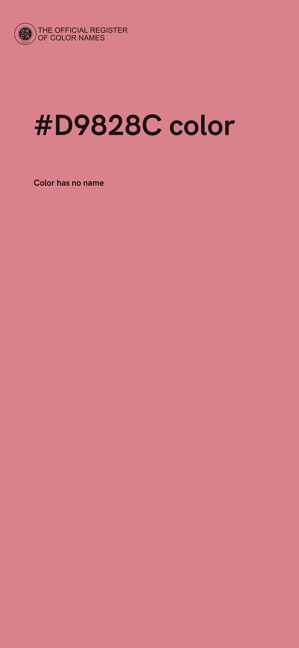 #D9828C color image