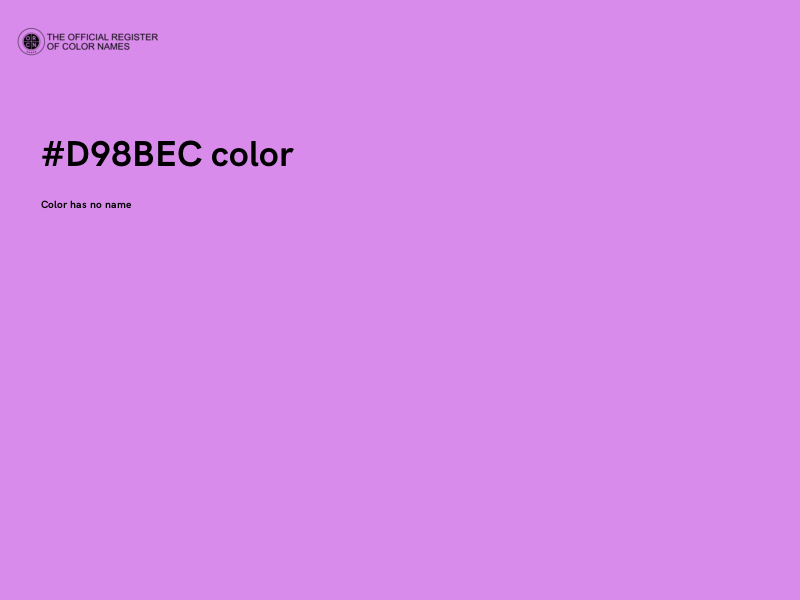 #D98BEC color image