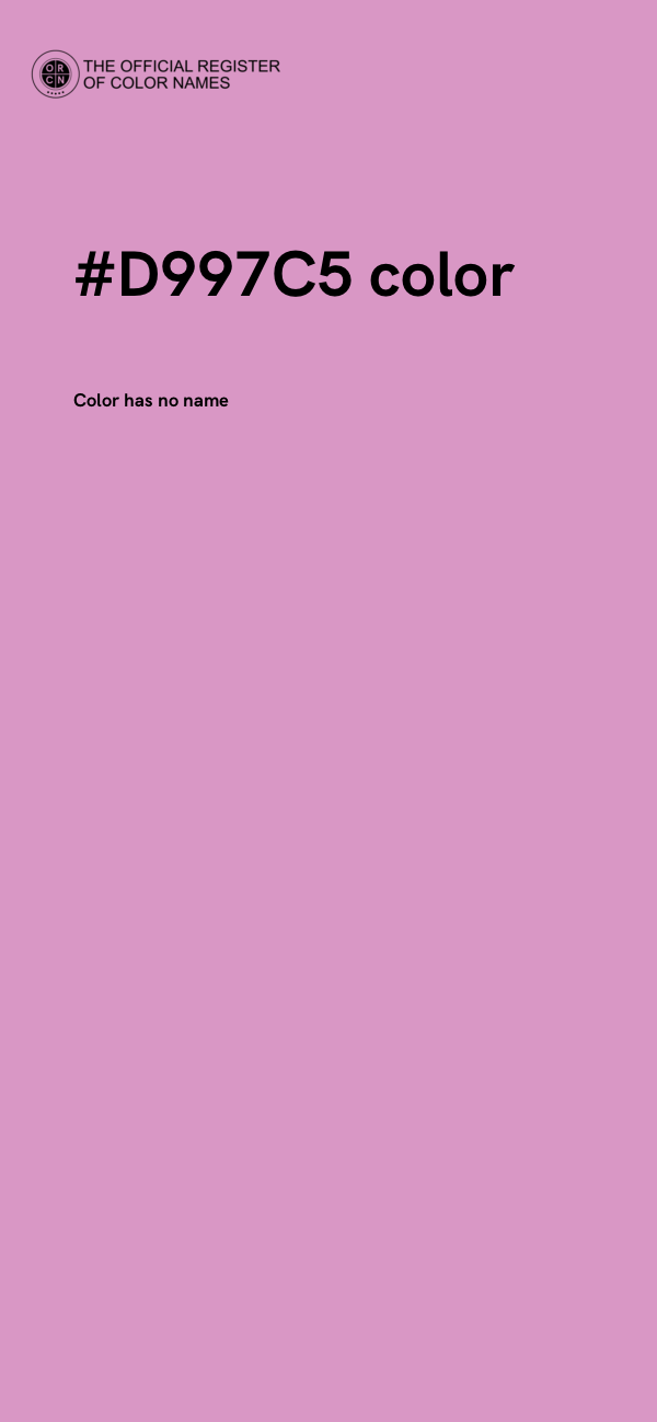 #D997C5 color image