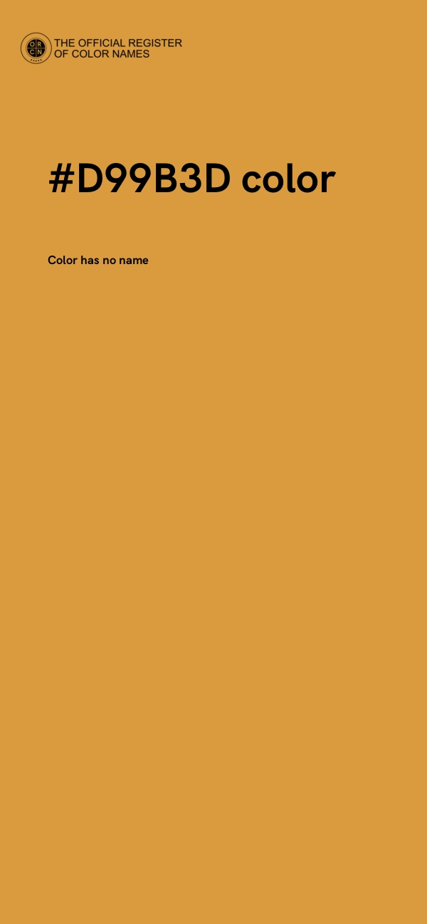 #D99B3D color image