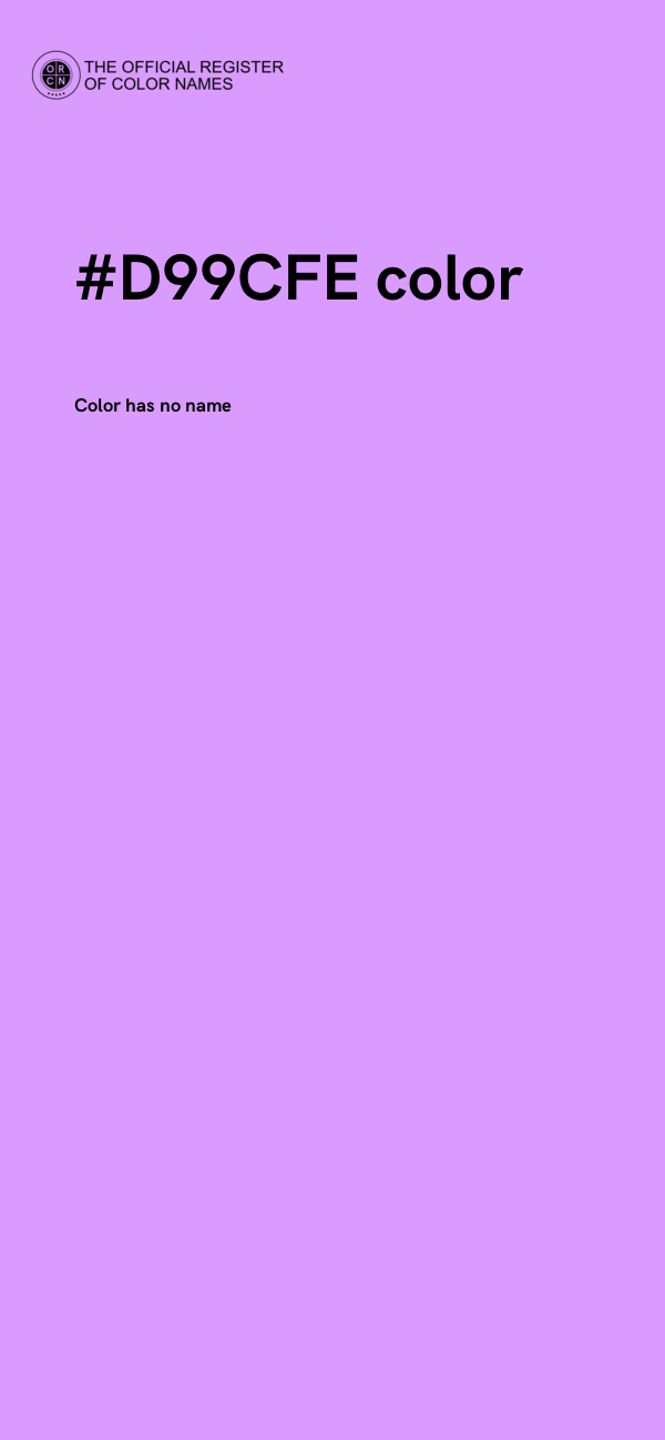 #D99CFE color image