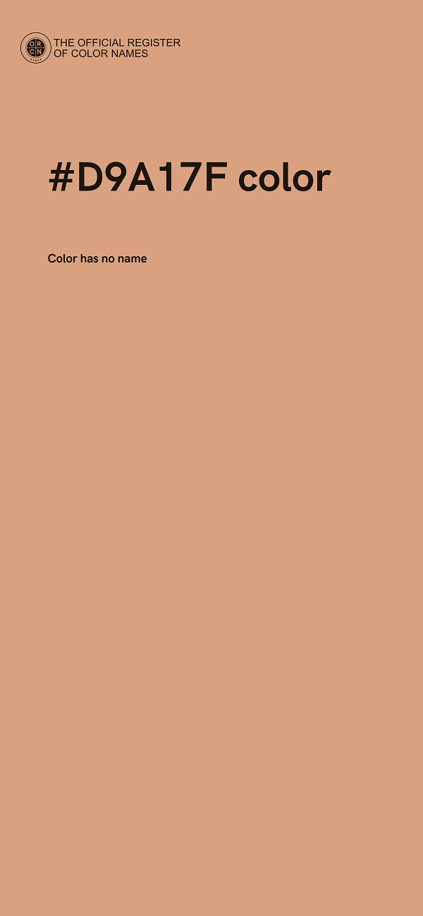 #D9A17F color image