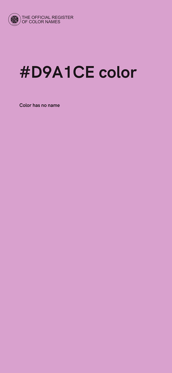 #D9A1CE color image