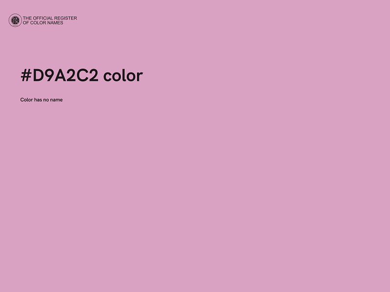 #D9A2C2 color image