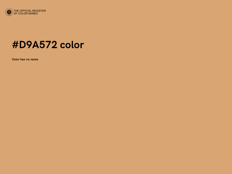 #D9A572 color image