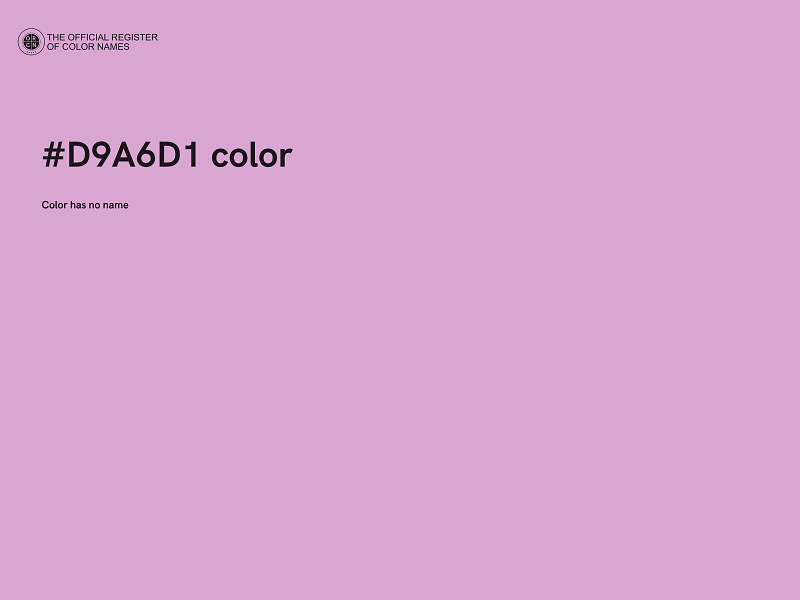 #D9A6D1 color image