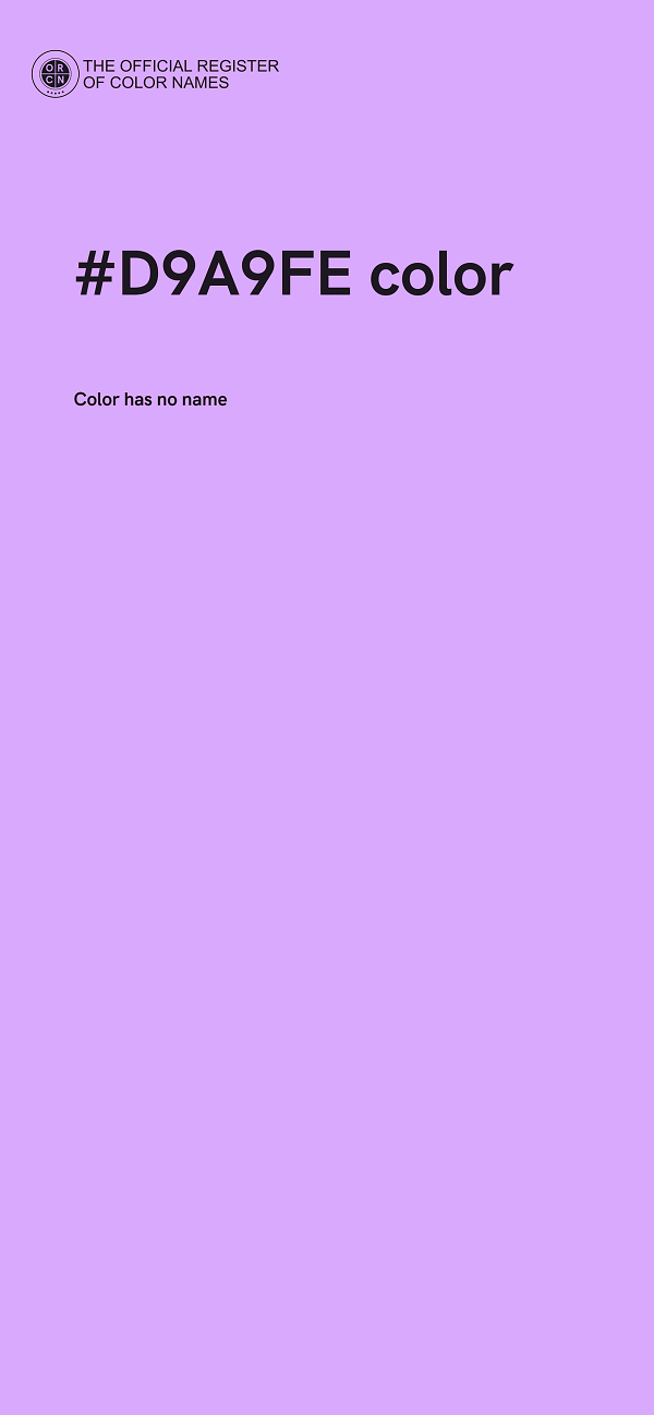 #D9A9FE color image