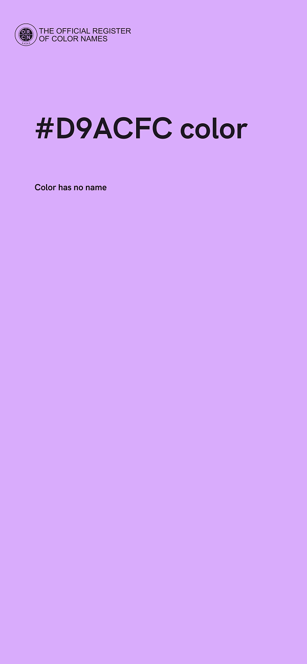 #D9ACFC color image