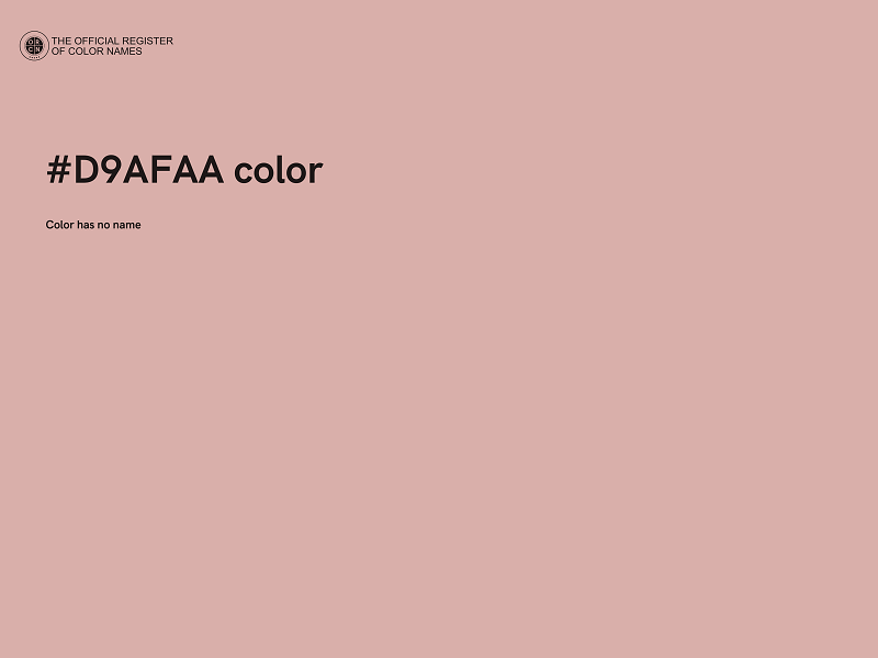 #D9AFAA color image