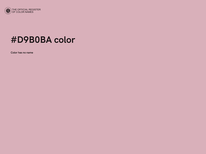 #D9B0BA color image