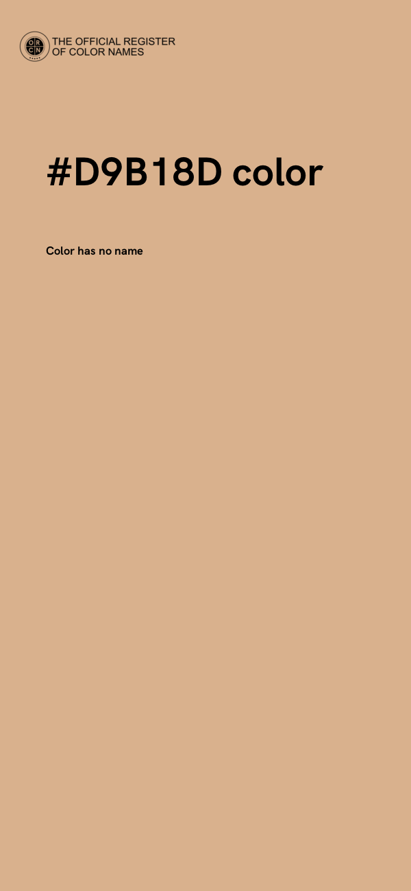 #D9B18D color image