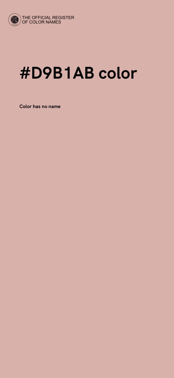 #D9B1AB color image