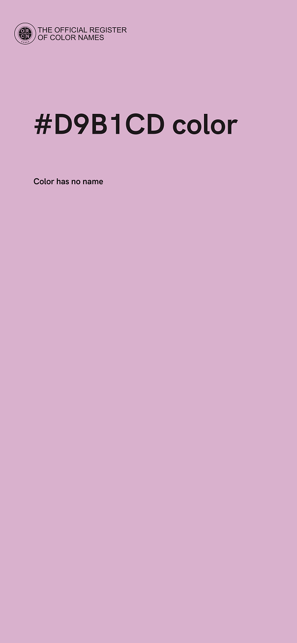 #D9B1CD color image