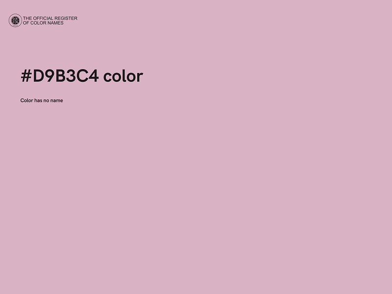 #D9B3C4 color image