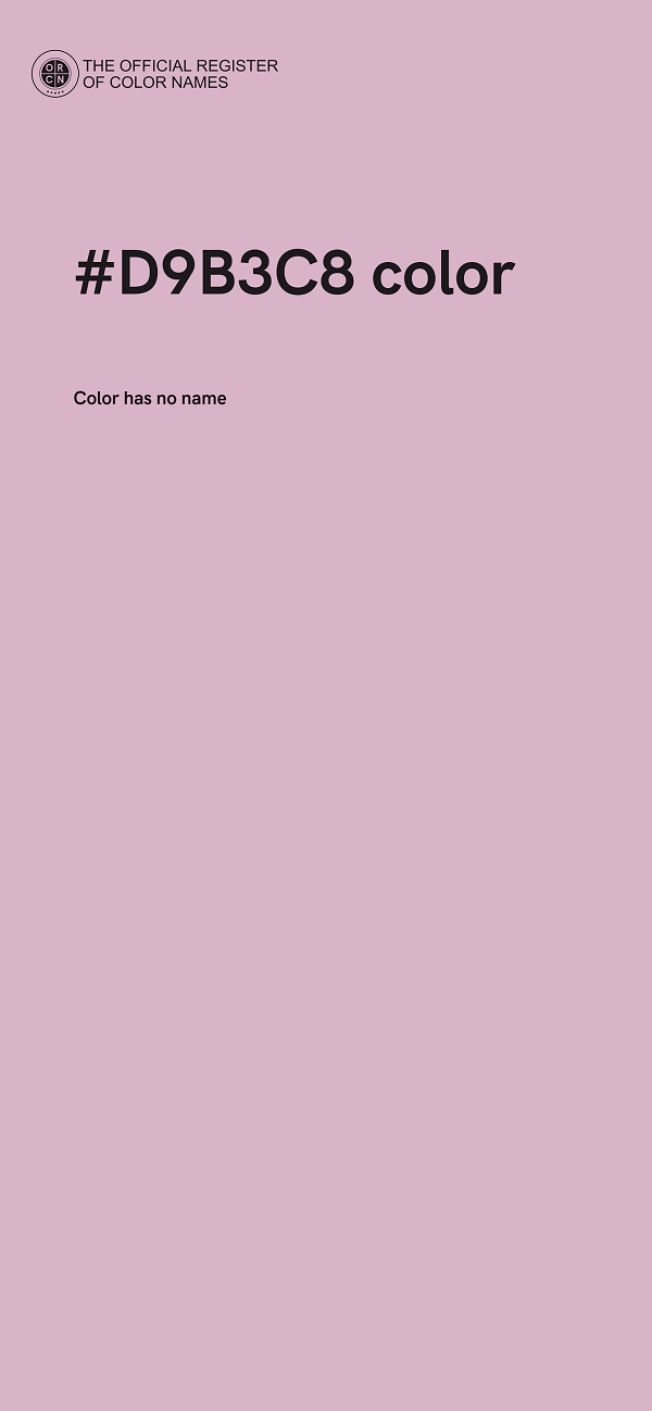 #D9B3C8 color image