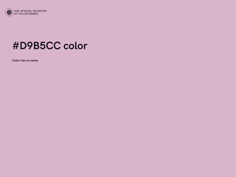 #D9B5CC color image