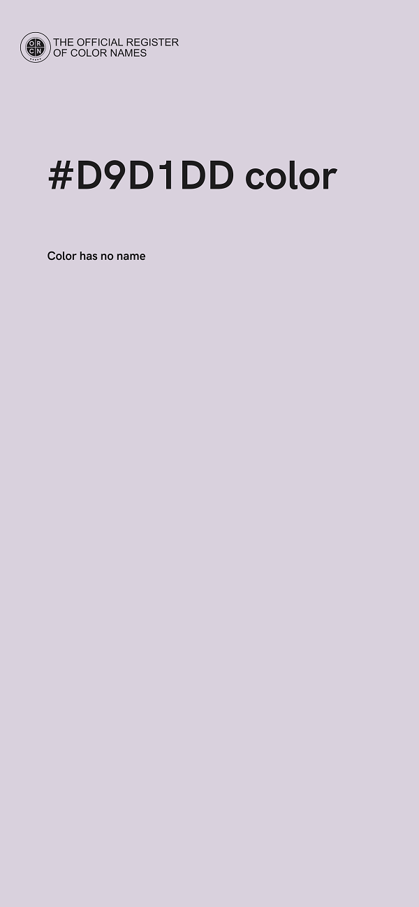#D9D1DD color image