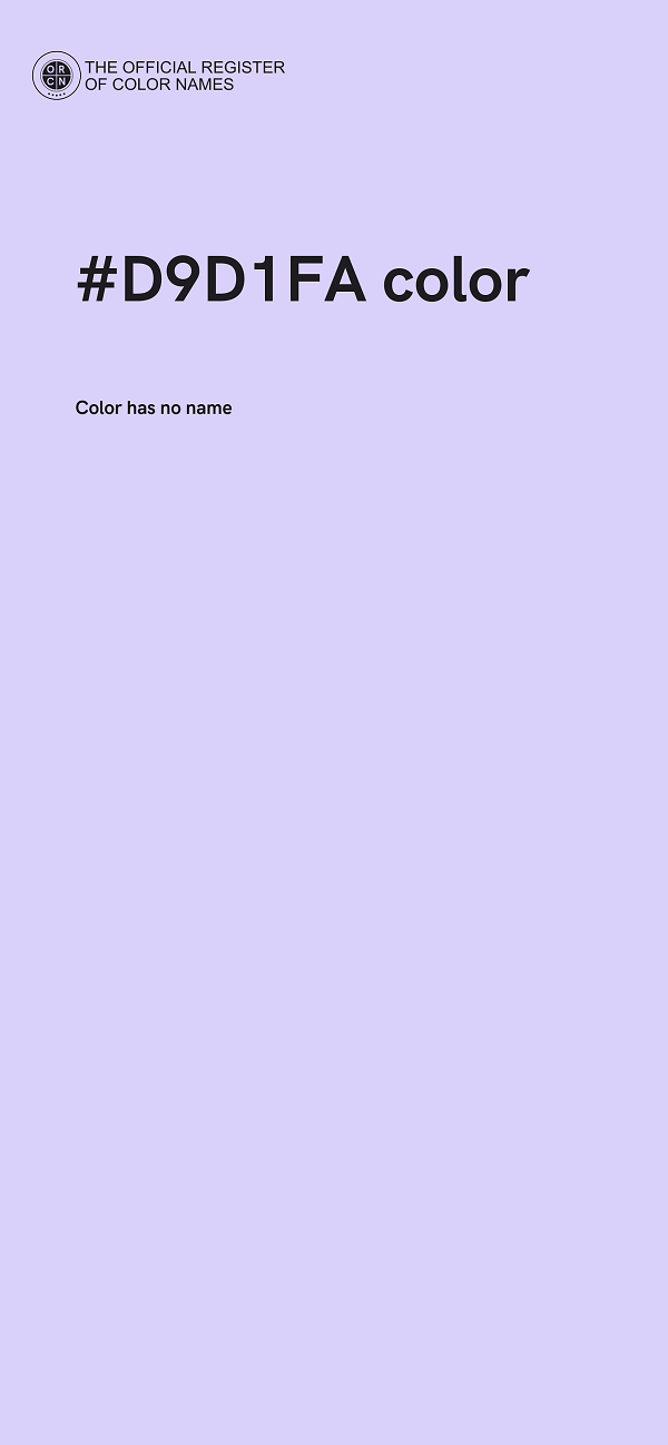 #D9D1FA color image