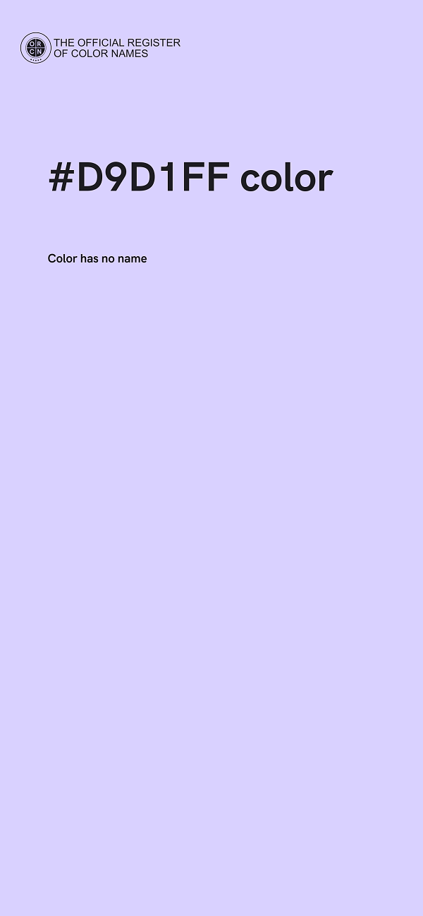 #D9D1FF color image