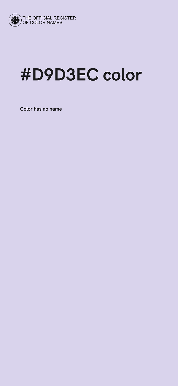 #D9D3EC color image