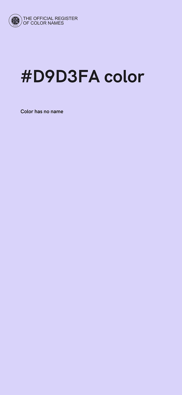 #D9D3FA color image