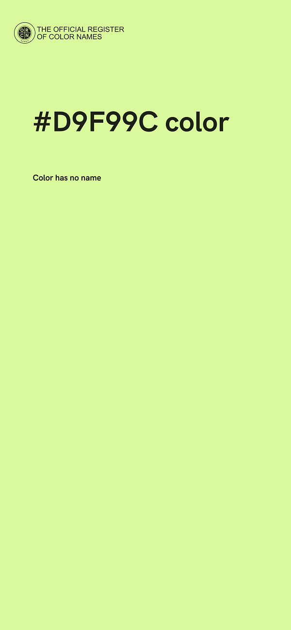 #D9F99C color image