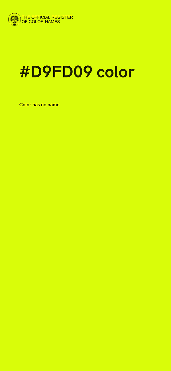 #D9FD09 color image