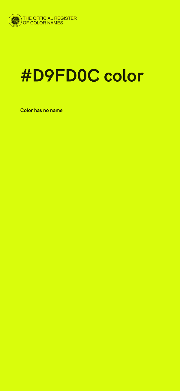 #D9FD0C color image