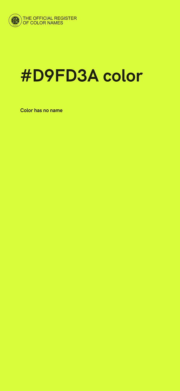 #D9FD3A color image