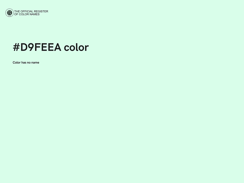 #D9FEEA color image