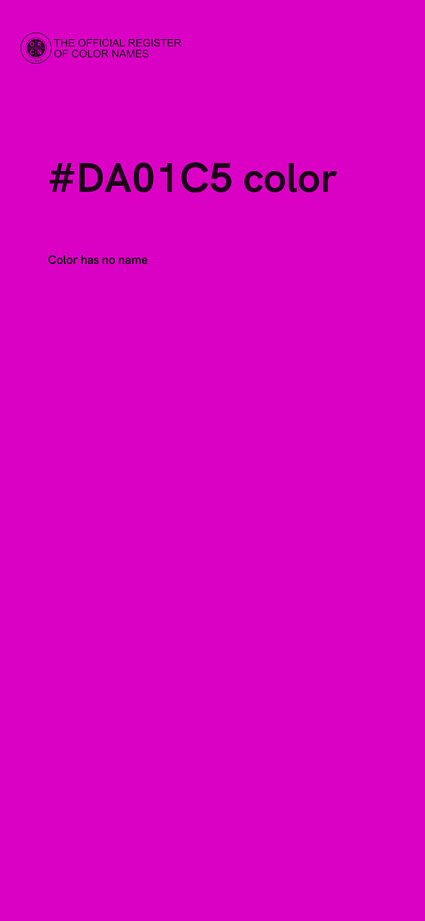 #DA01C5 color image