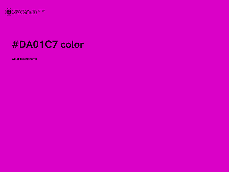 #DA01C7 color image