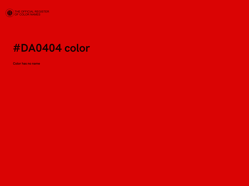 #DA0404 color image