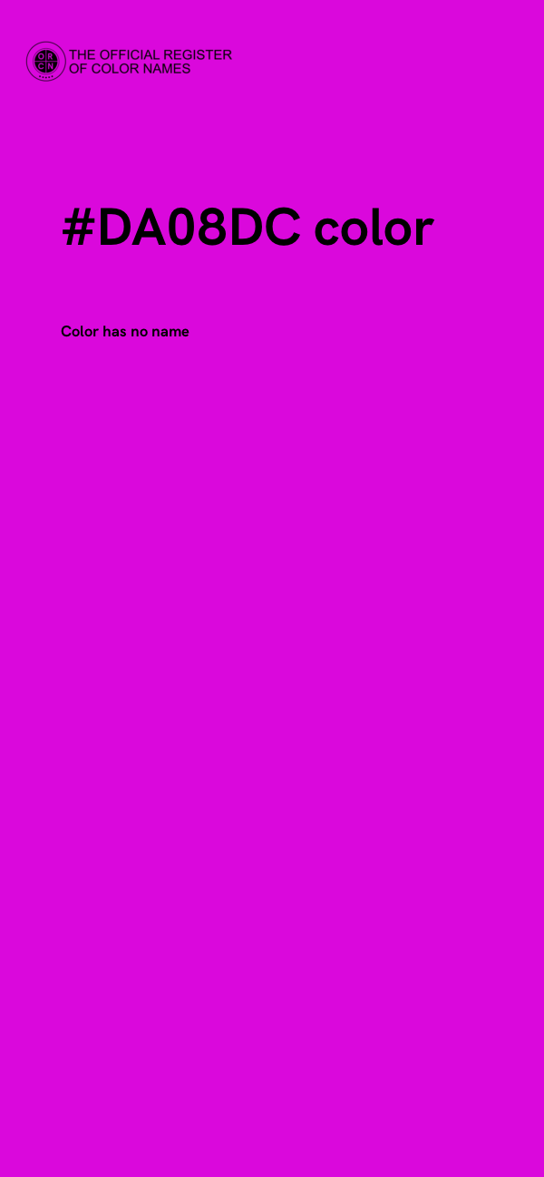 #DA08DC color image