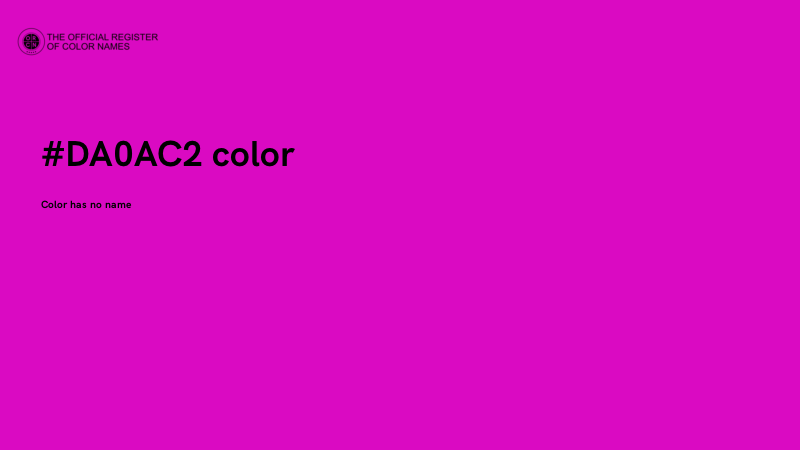 #DA0AC2 color image