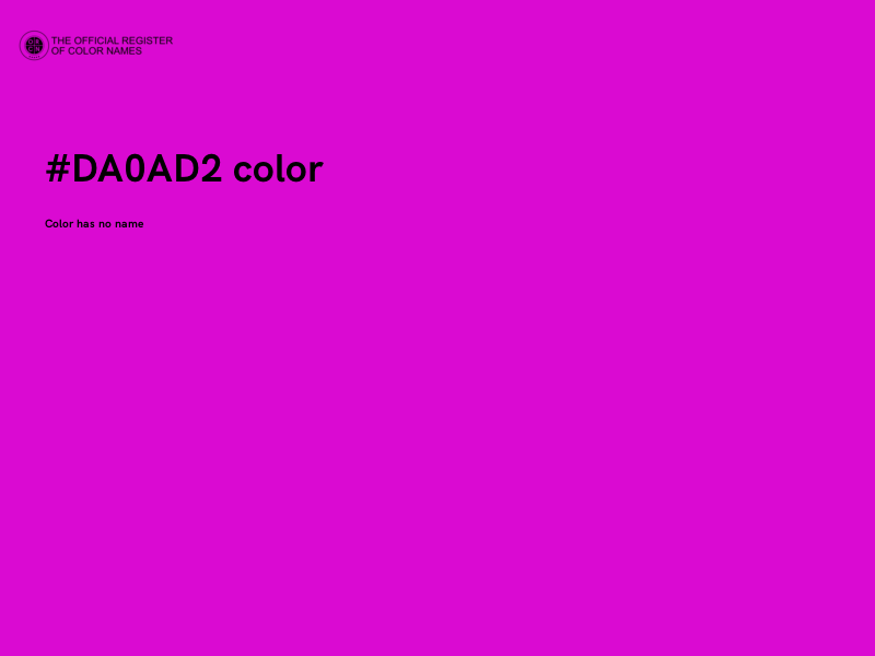 #DA0AD2 color image